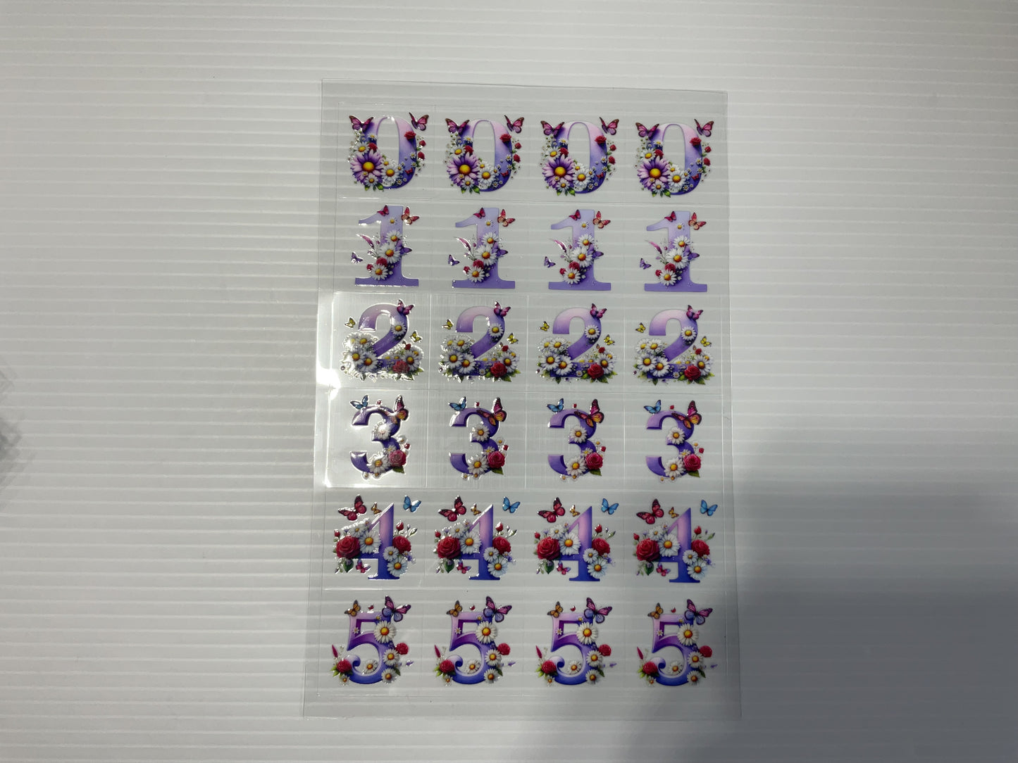 SET 0-9 A-Z - UV DTF Kiss Cut