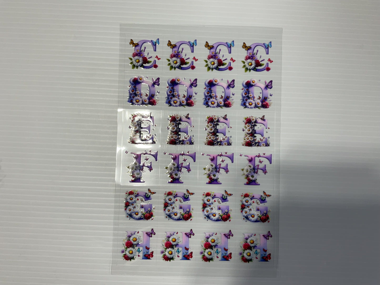 SET 0-9 A-Z - UV DTF Kiss Cut
