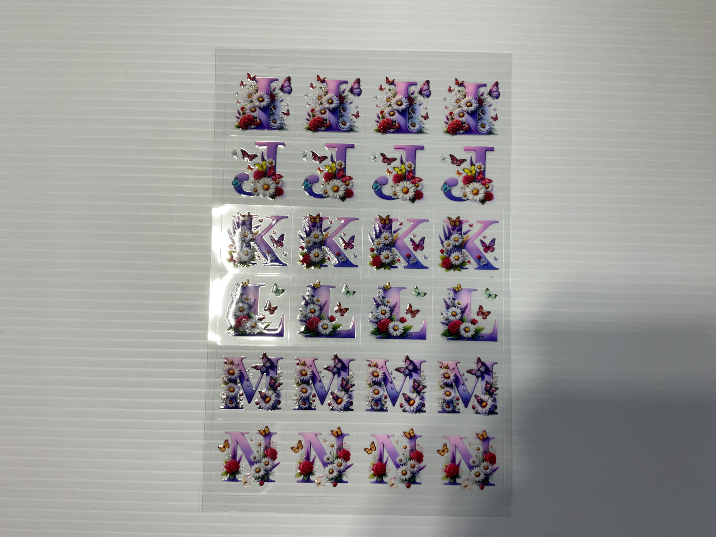 SET 0-9 A-Z - UV DTF Kiss Cut