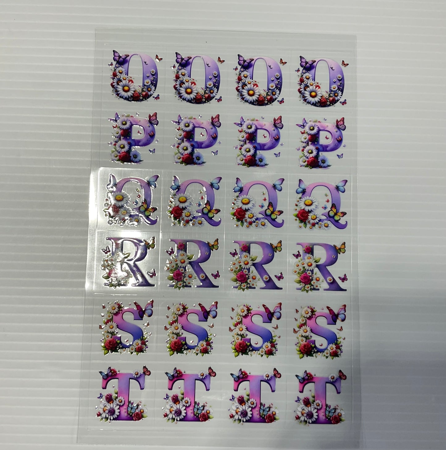 SET 0-9 A-Z - UV DTF Kiss Cut