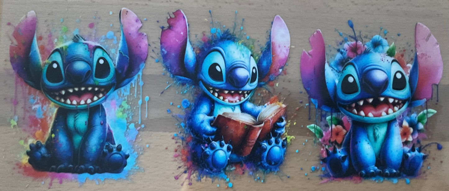 Blue Guy Book - UV DTF Tumbler Wraps