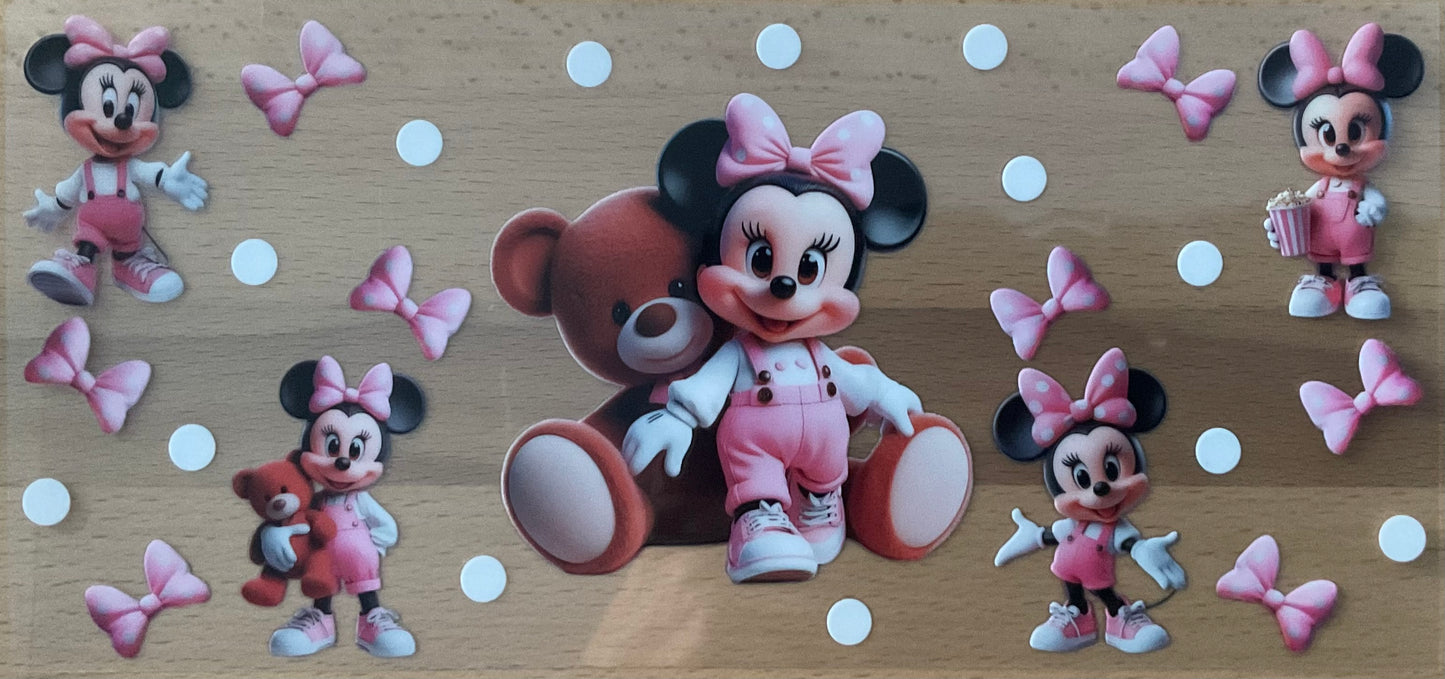 Baby Girl Mouse - UV DTF Tumbler Wrap