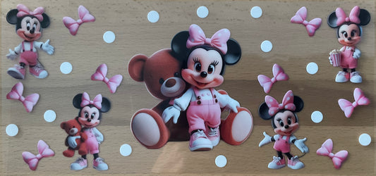 Baby Girl Mouse - UV DTF Tumbler Wrap