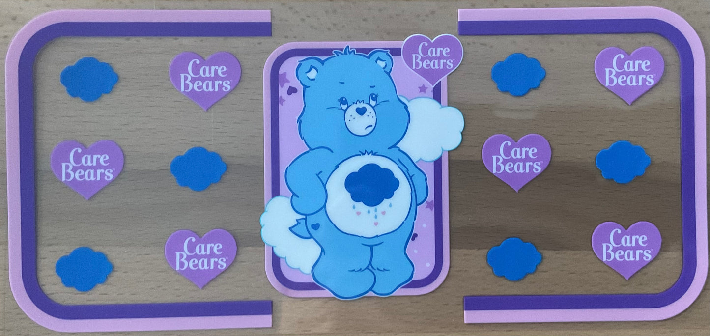 Blue Bear - UV DTF Tumbler Wrap