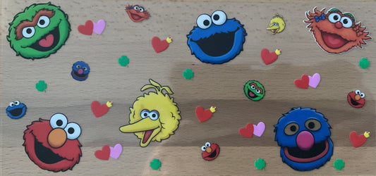 Sesame Street - UV DTF Tumbler Wrap