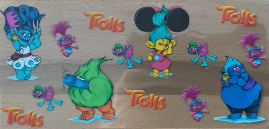 Trolls - UV DTF Tumbler Wrap