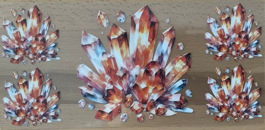 Crystals - UV DTF Tumbler Wrap
