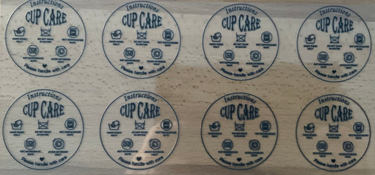 Cup Care - UV DTF Tumbler Wrap