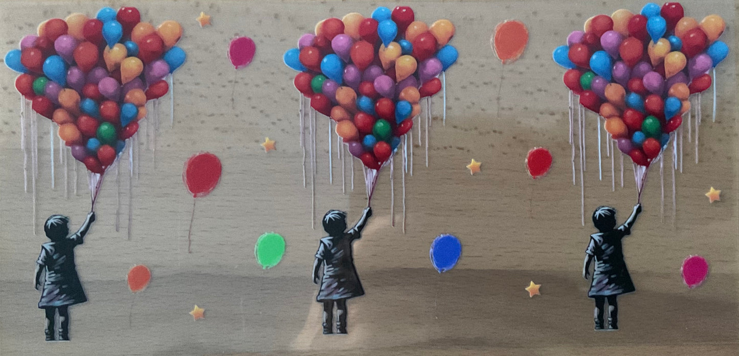 Balloons - UV DTF Tumbler Wrap