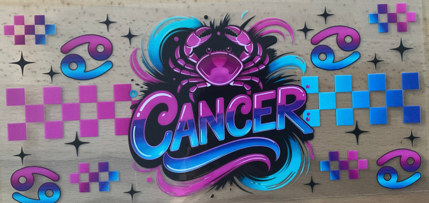 Cancer - UV DTF Tumbler Wrap