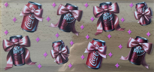 Dr P and Cola Can - UV DTF Tumbler Wrap
