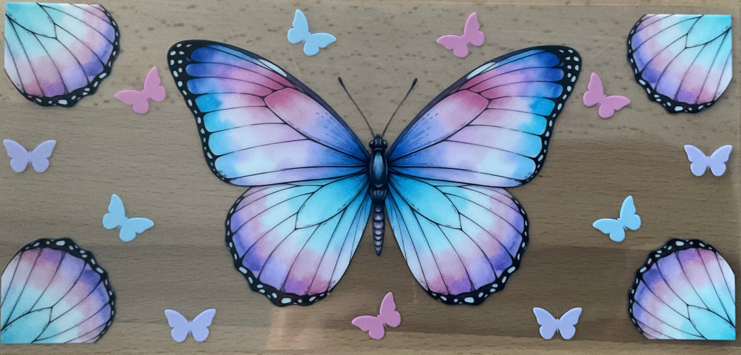 Butterfly - UV DTF Tumbler Wrap