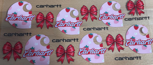 C Pink - UV DTF Tumbler Wrap