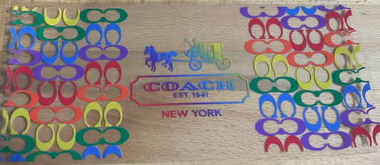 C Rainbow Wagon - UV DTF Tumbler Wrap