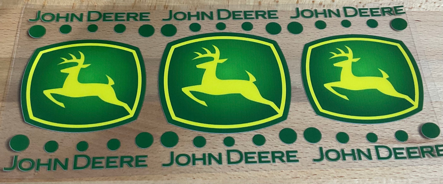 John Deere - UV DTF Tumbler Wrap