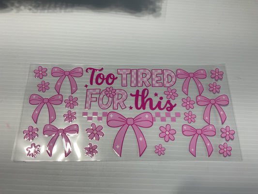 #43 UV DTF Tumbler Wraps
