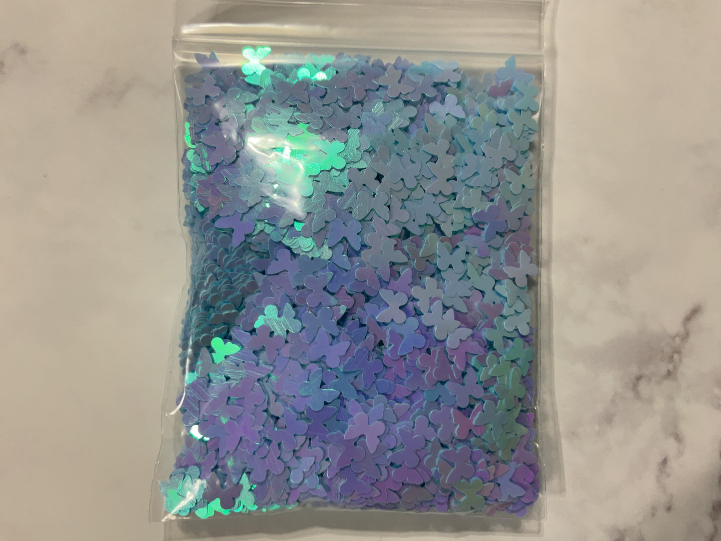 Purple Butterflies - Glitter Shapes