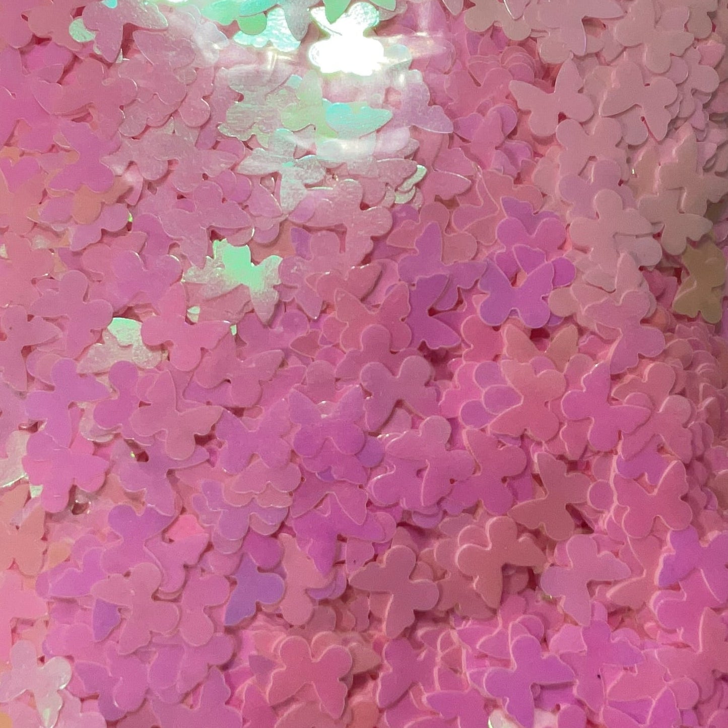 Pink Butterflies - Glitter Shapes