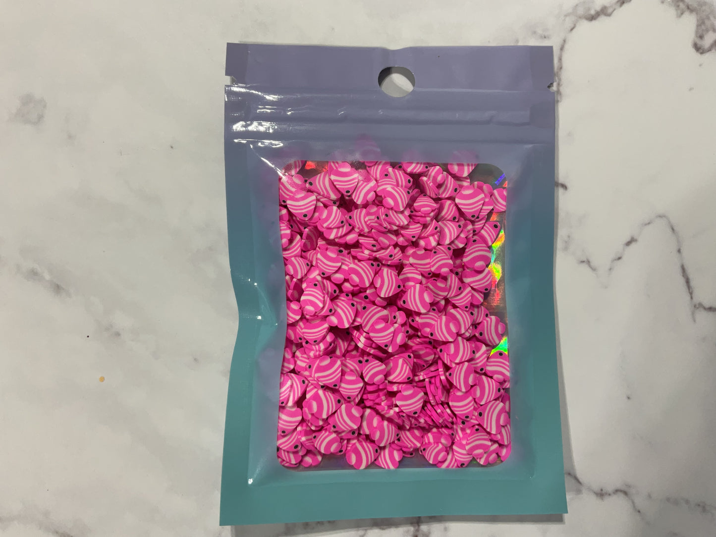 Pink Fish - Polymer Clay Shapes