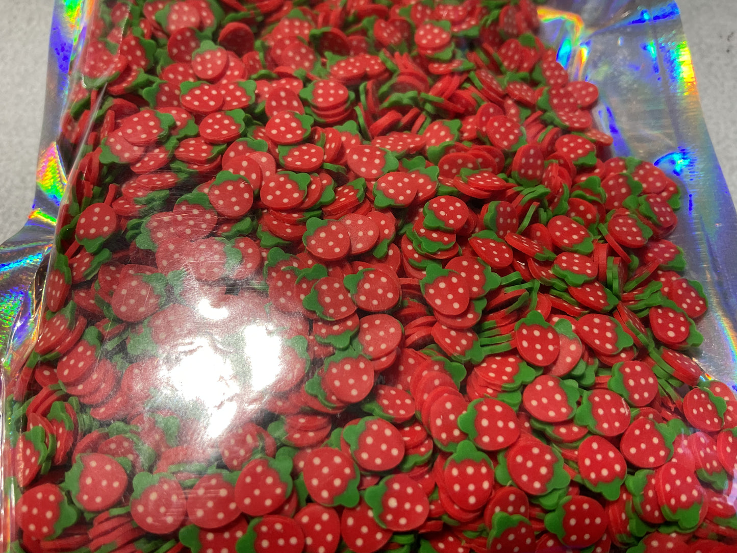 Strawberries - Polymer Clay Shapes