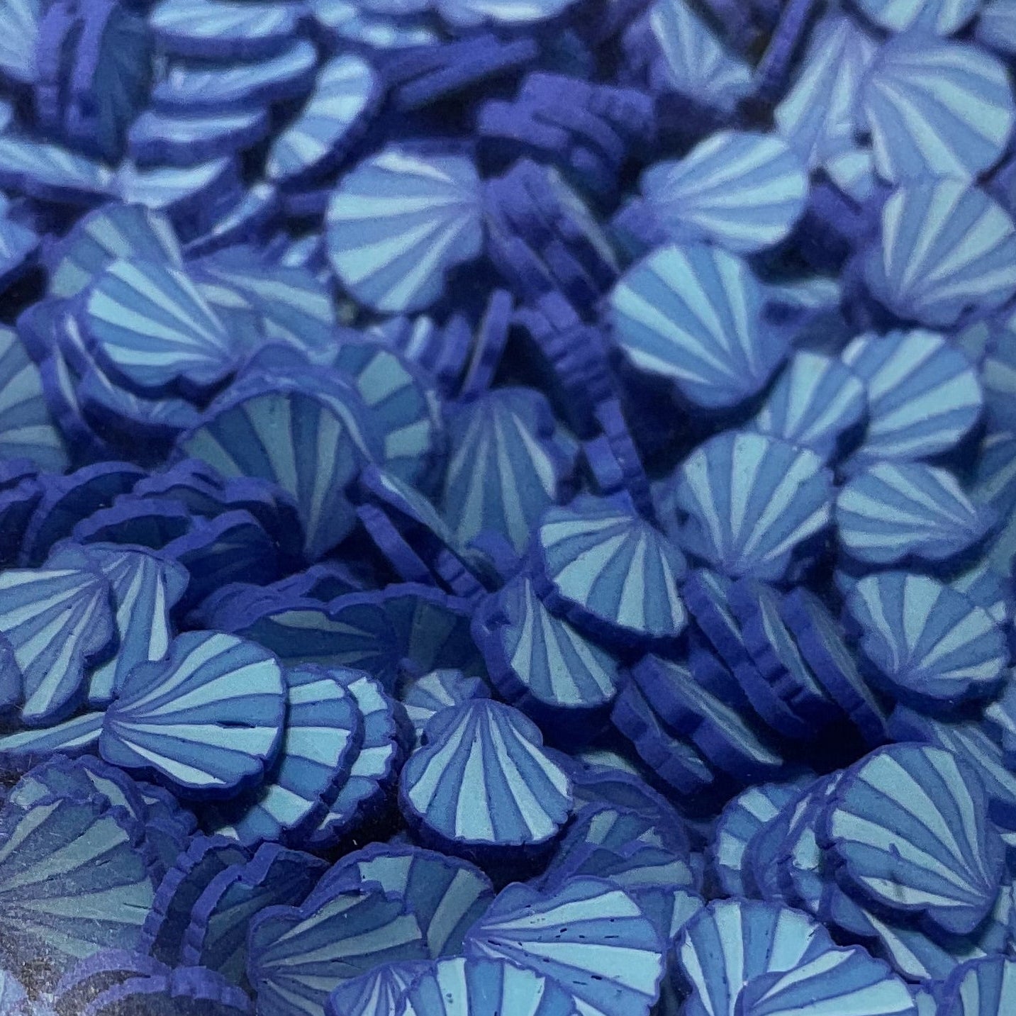 Blue Shells - Clay Shapes