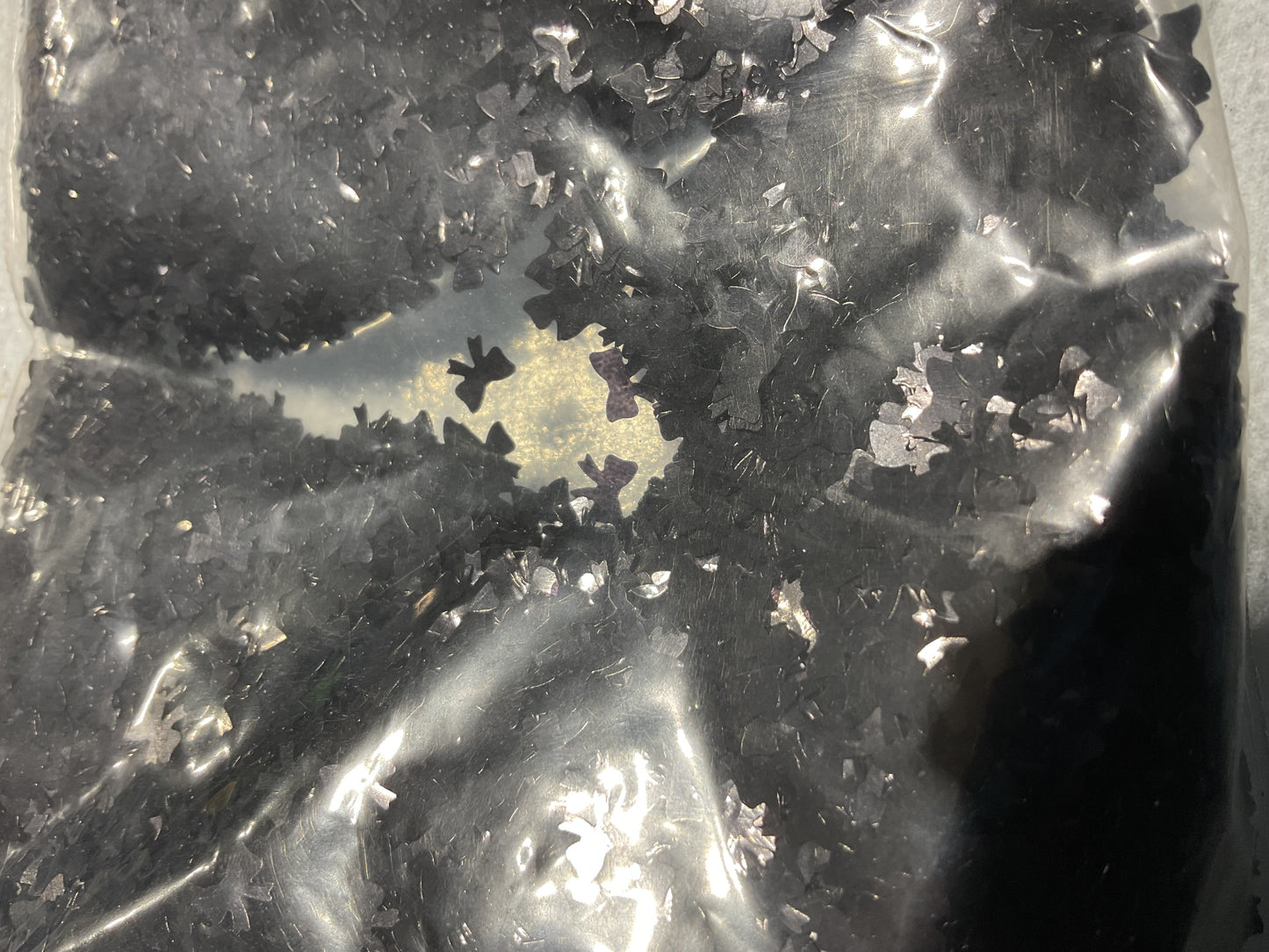 Black Bows - Glitter Shapes