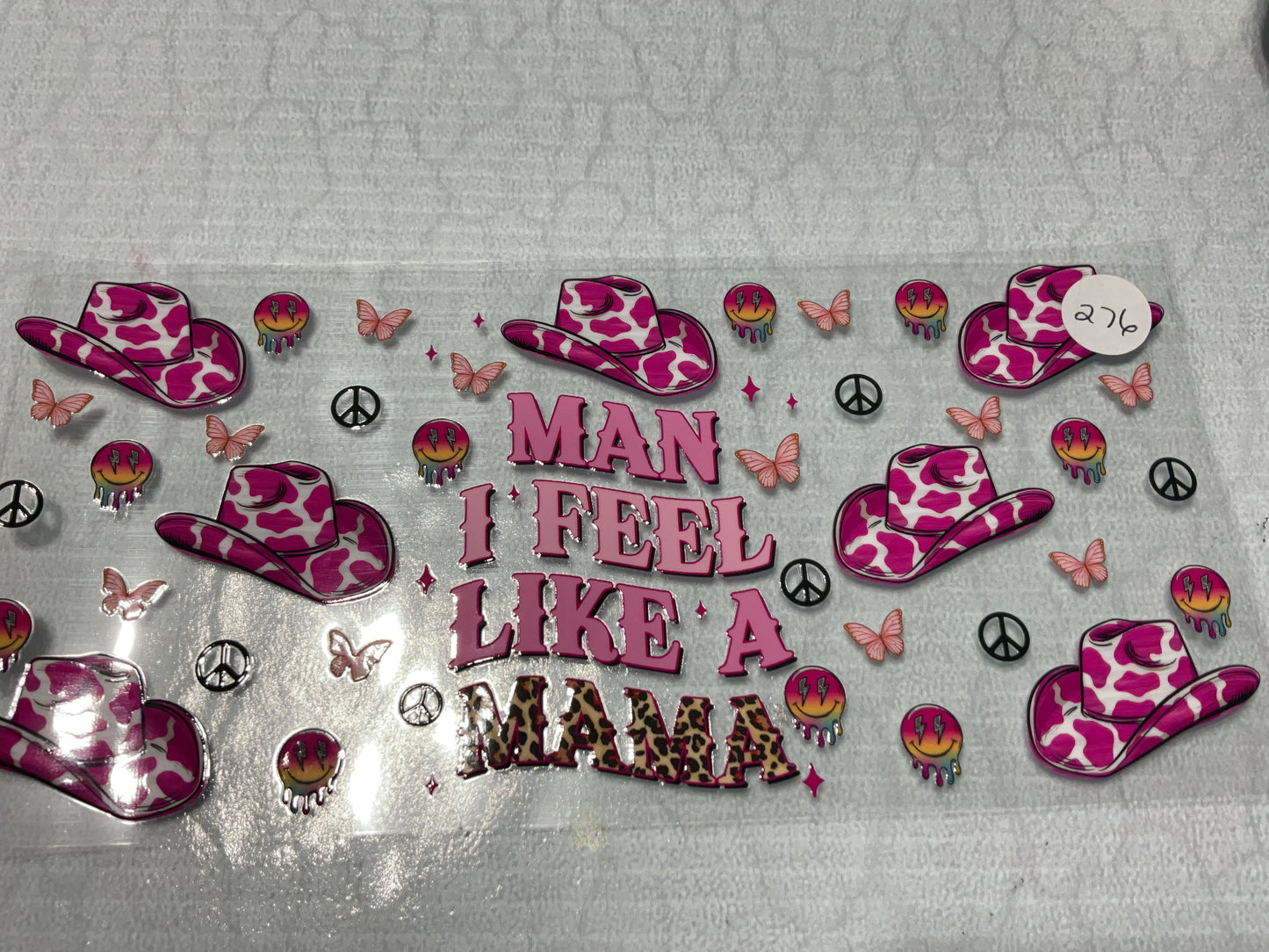 #276 - Mama - UV DTF Tumbler Wraps