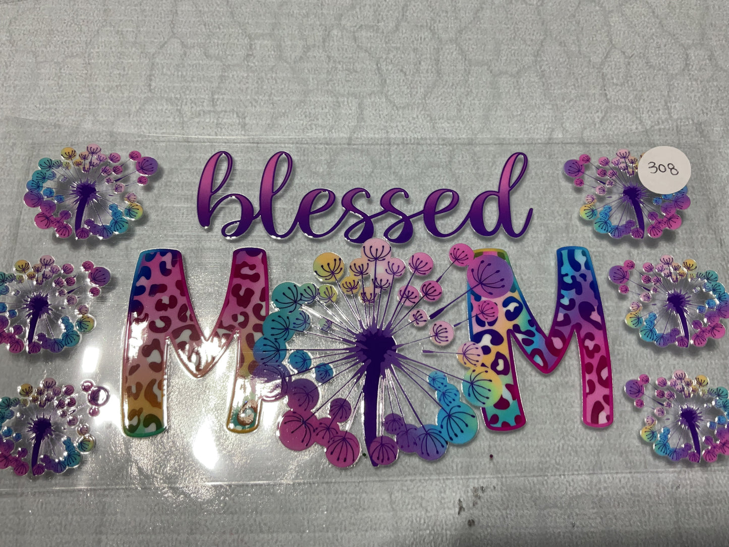 #308 UV DTF Tumbler Wraps