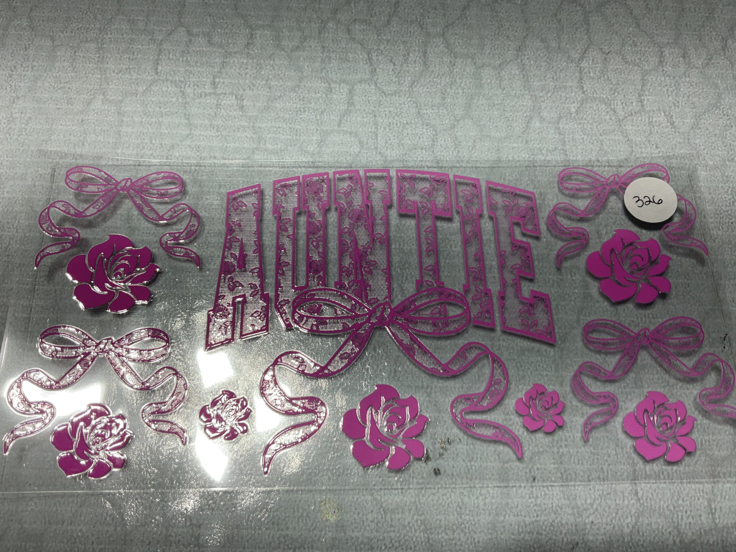 #326 UV DTF Tumbler Wraps