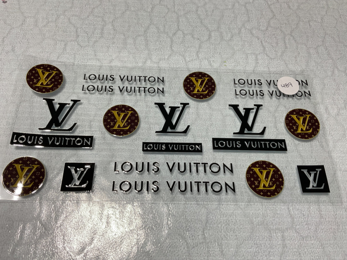 #489 UV DTF Tumbler Wraps
