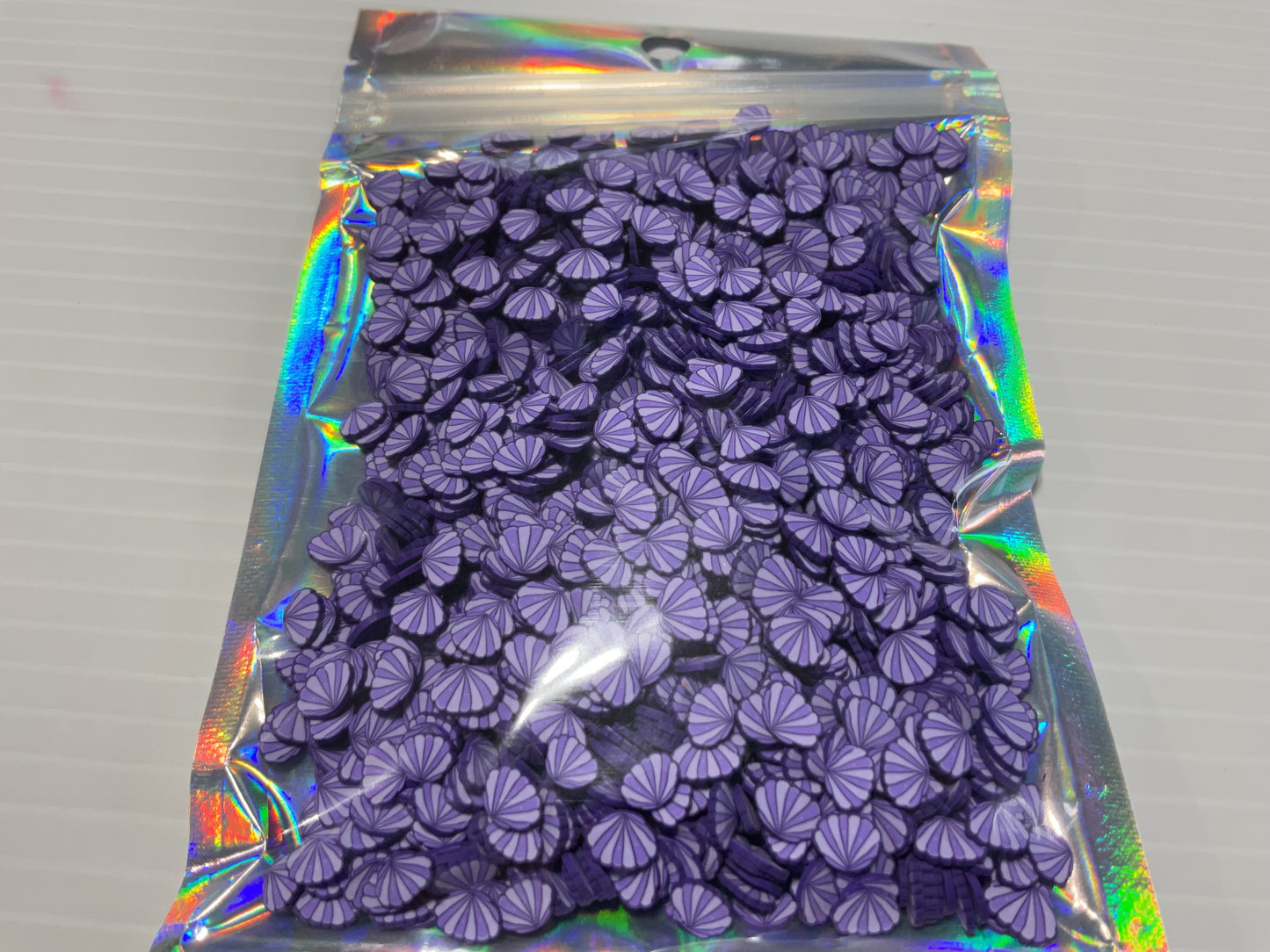 Purple Sea Shells - Clay Shapes
