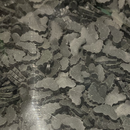 Black Bats - Clay Shapes