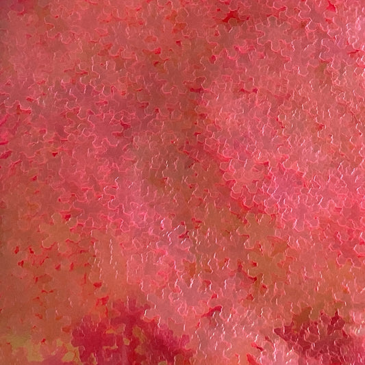 Pink Translucent Snowflakes - Glitter Shapes