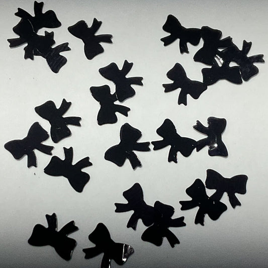 Black Bows - Glitter Shapes