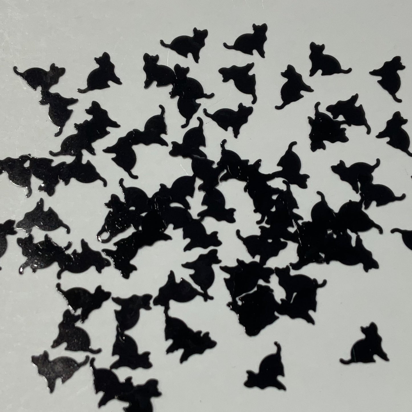 Black Cats - Glitter Shapes