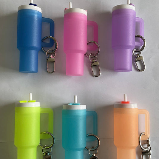 XL GLOW TUMBLER KEYCHAINS