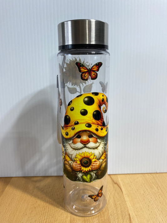 18oz Sunflower Gnome Water Bottle