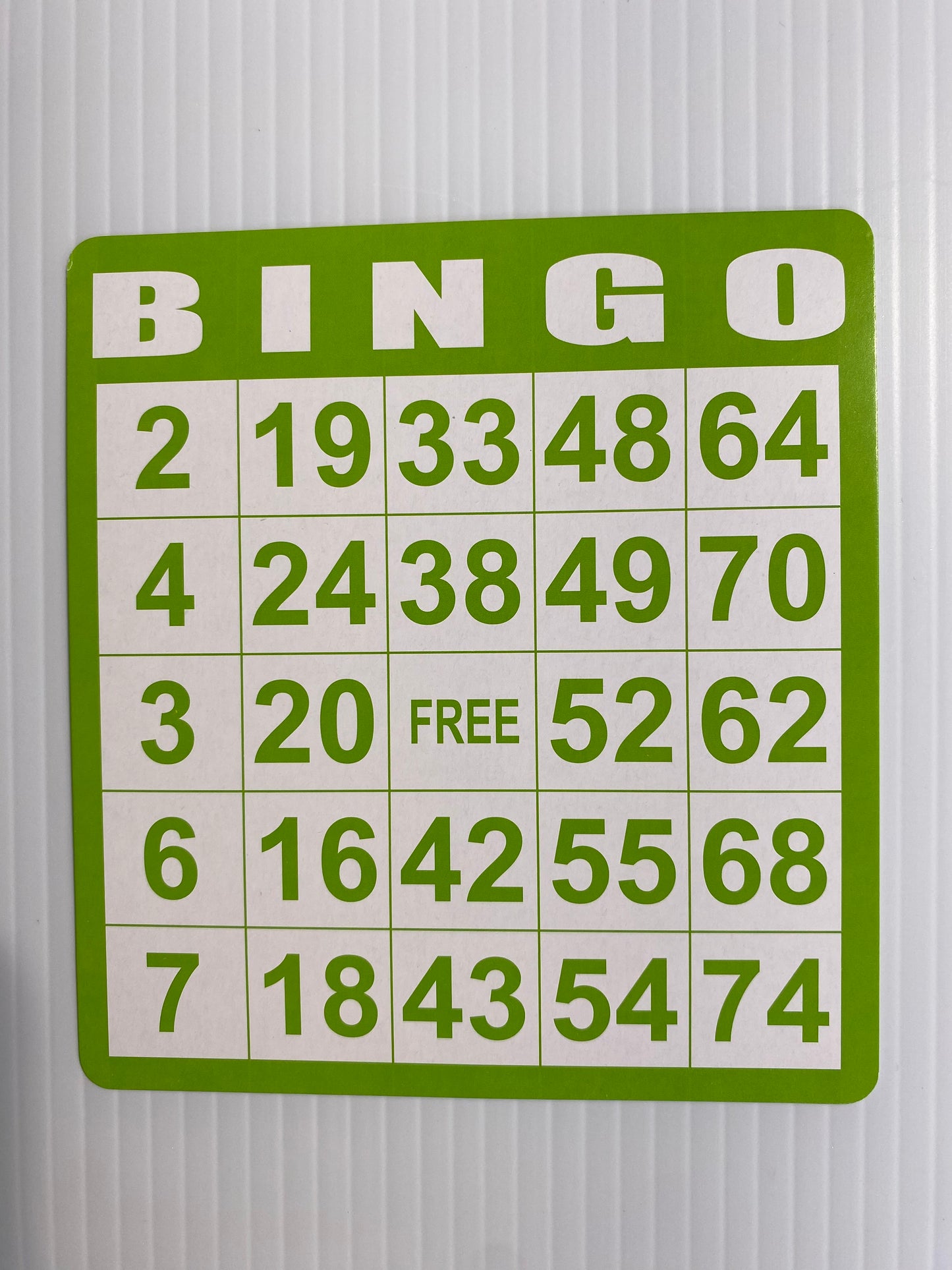 BINGO CARDS - 7116168