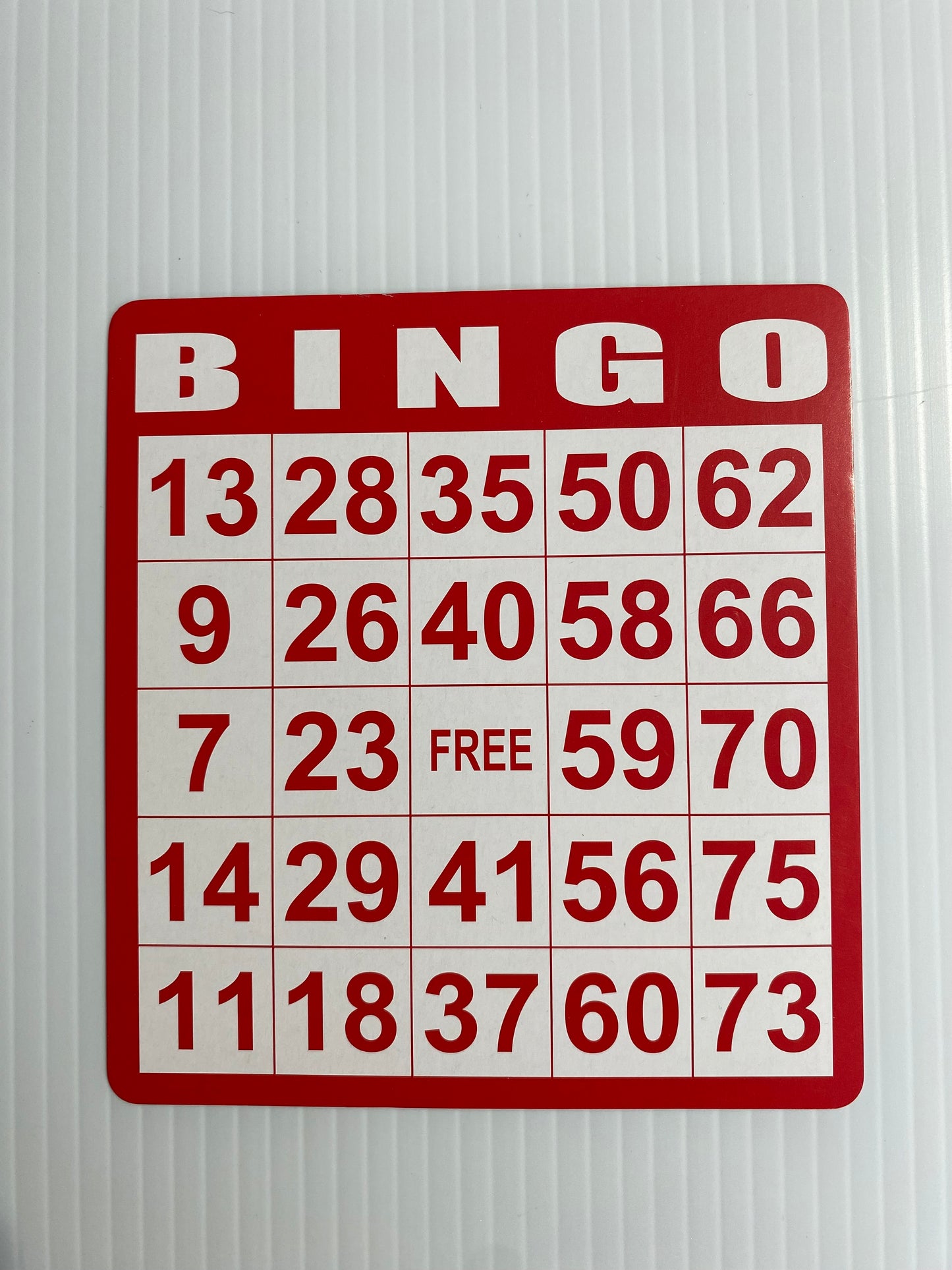 BINGO CARDS - 856766