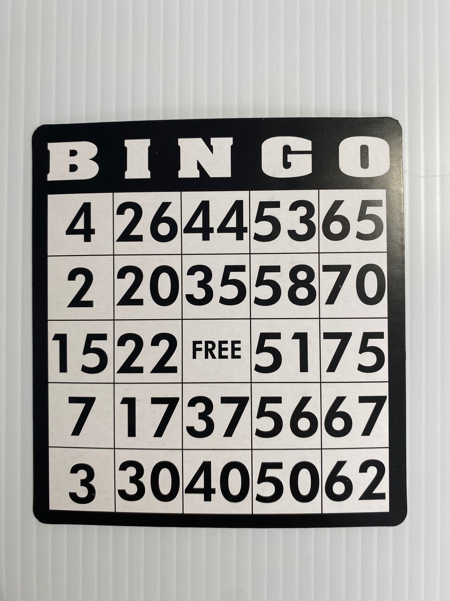 BINGO CARDS - 856766
