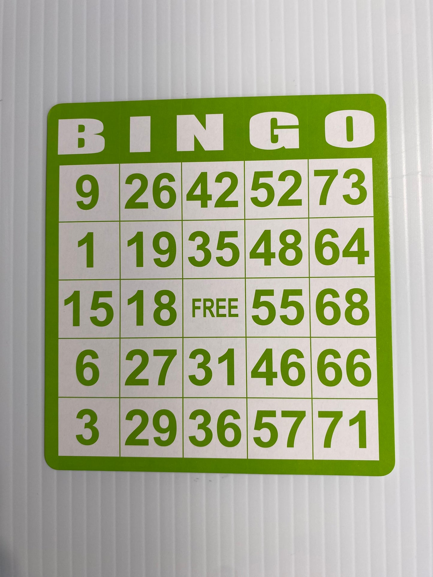BINGO CARDS - 1096670