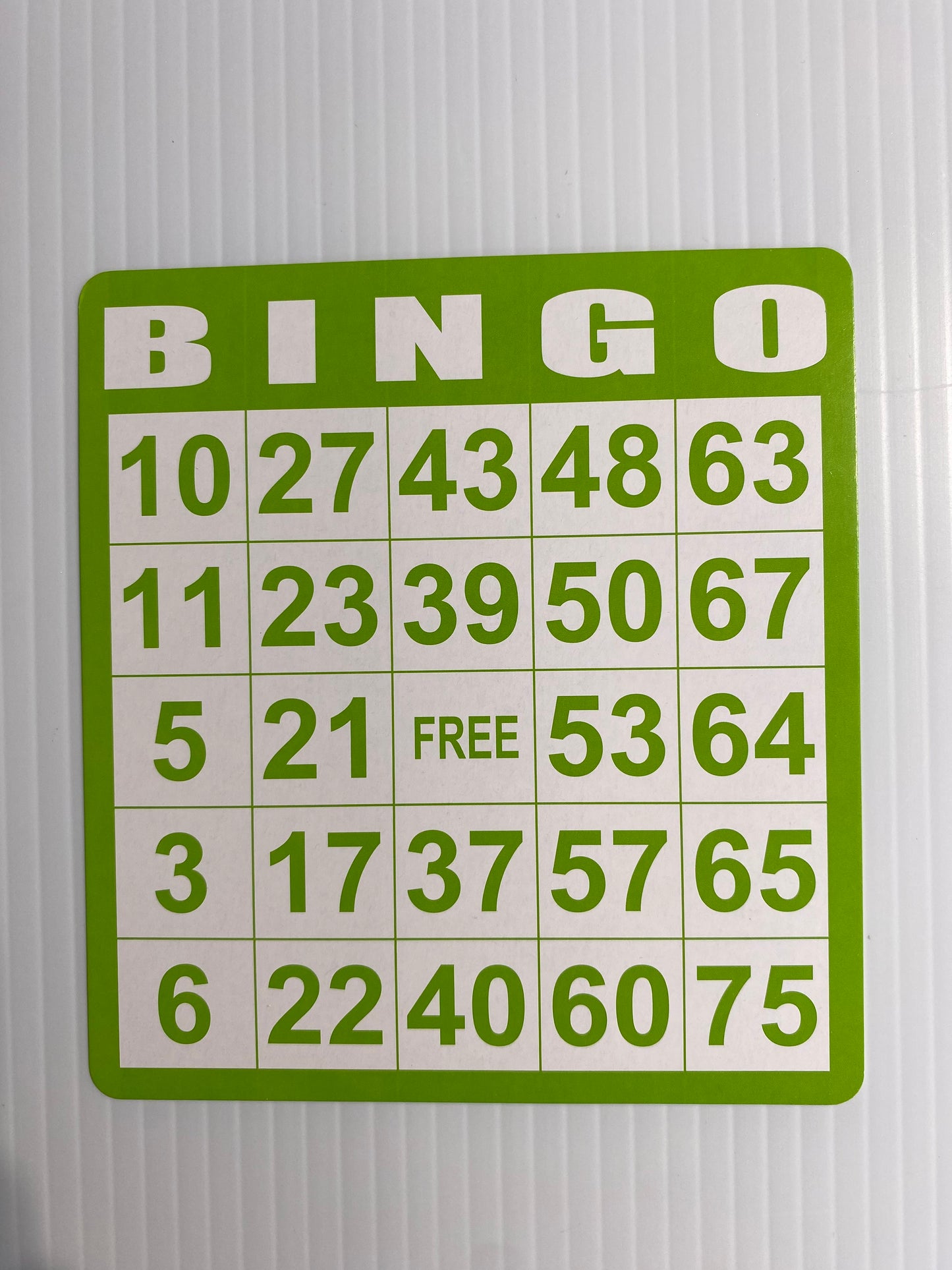 BINGO CARDS - 516872