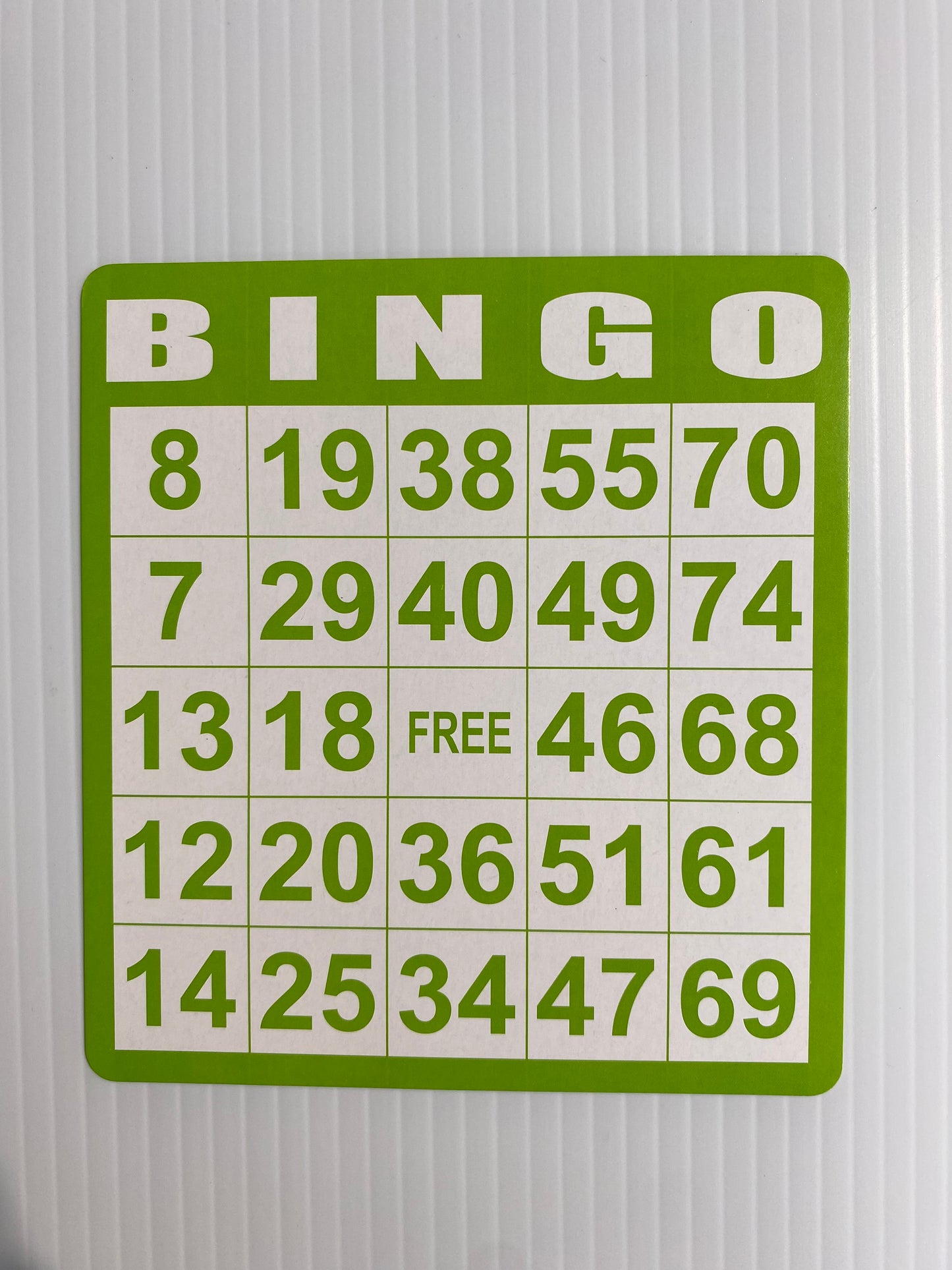 BINGO CARDS - 827562