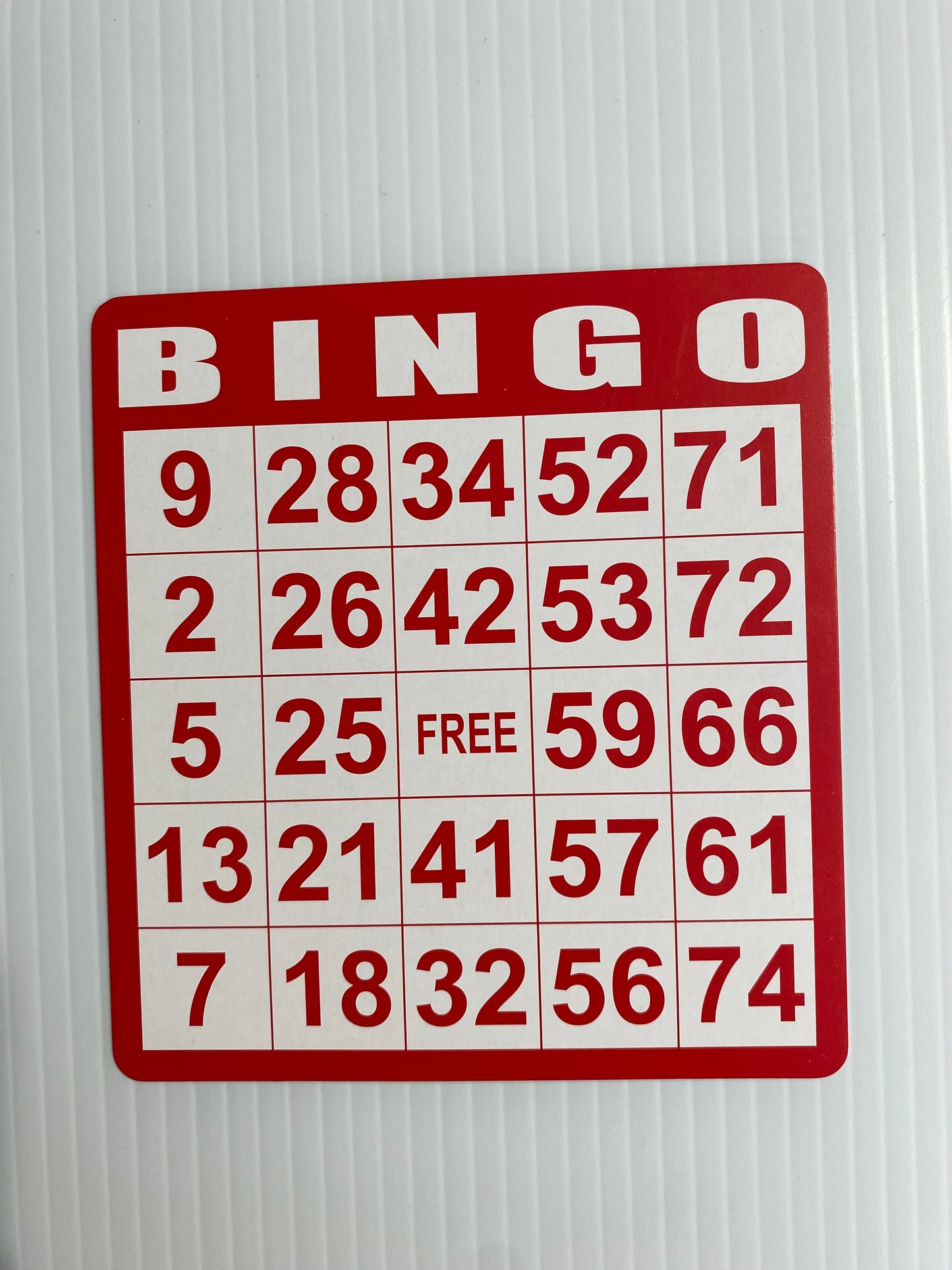 BINGO CARDS - 827562