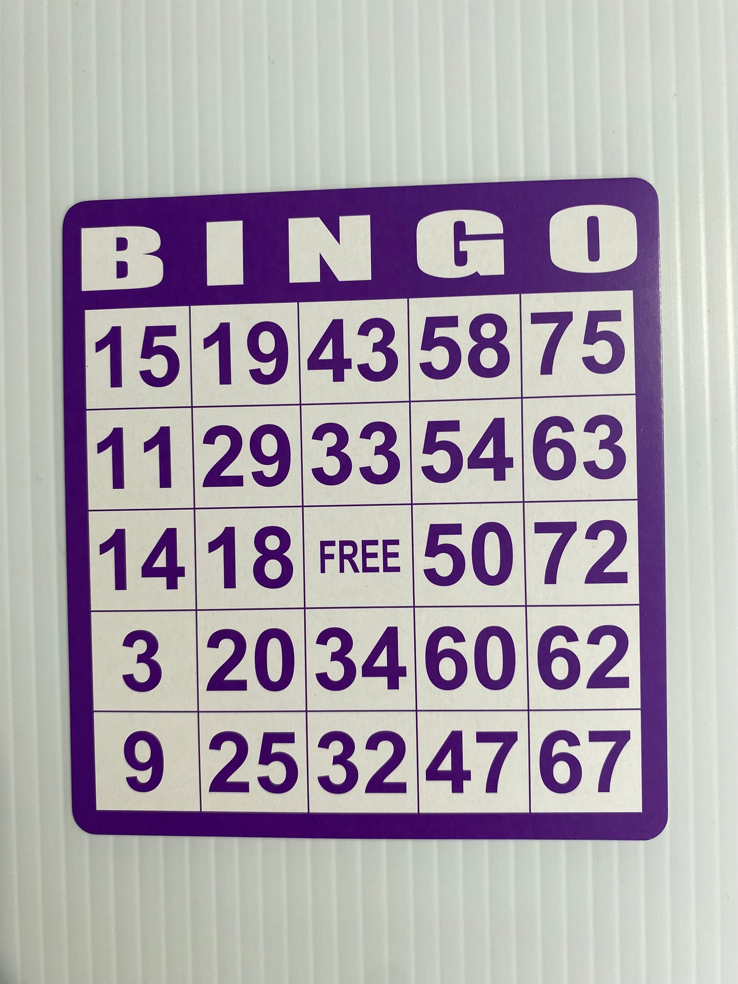 BINGO CARDS - 7136567