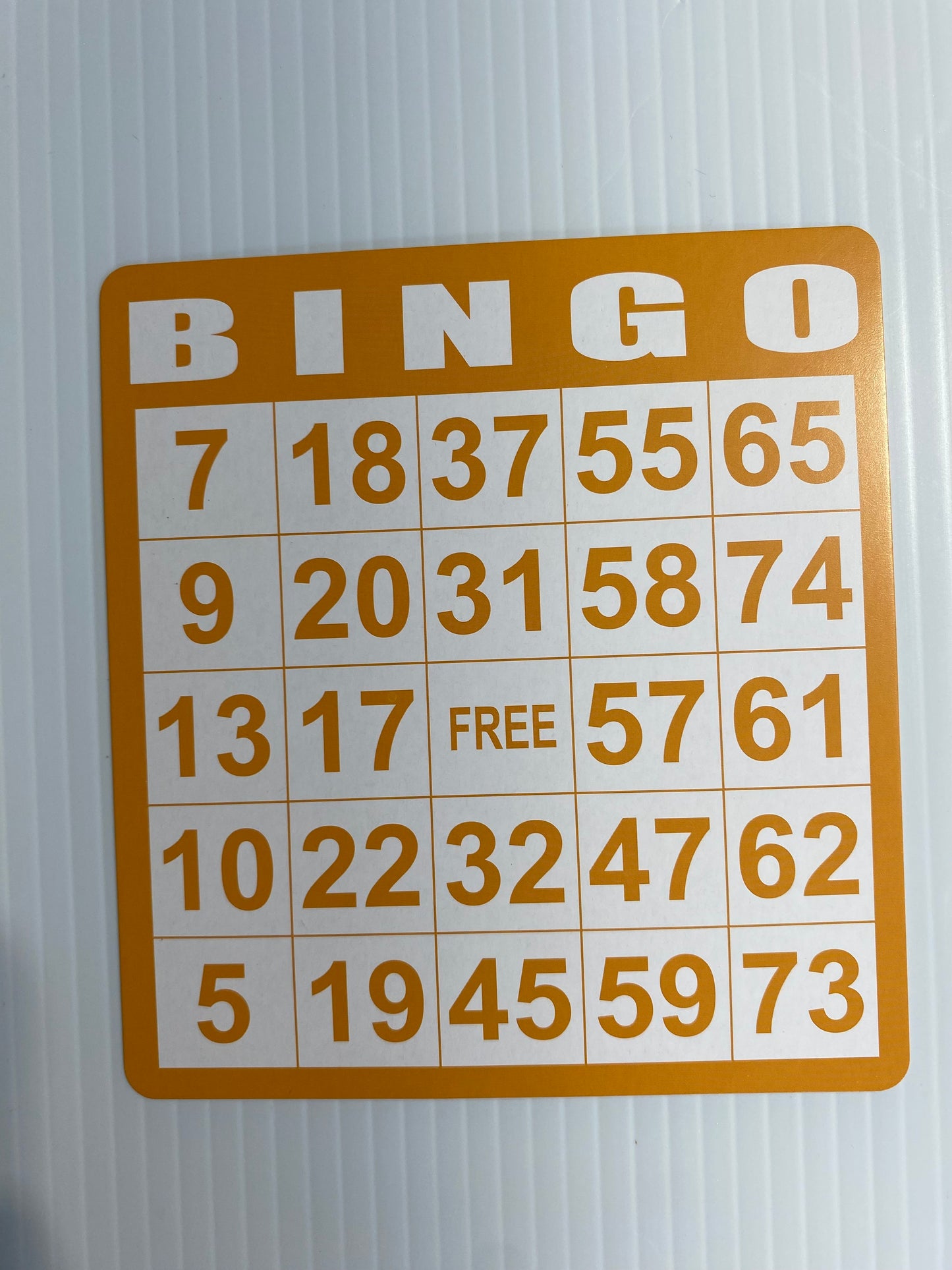 BINGO CARDS - 756573