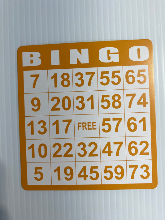 BINGO CARDS - 756573