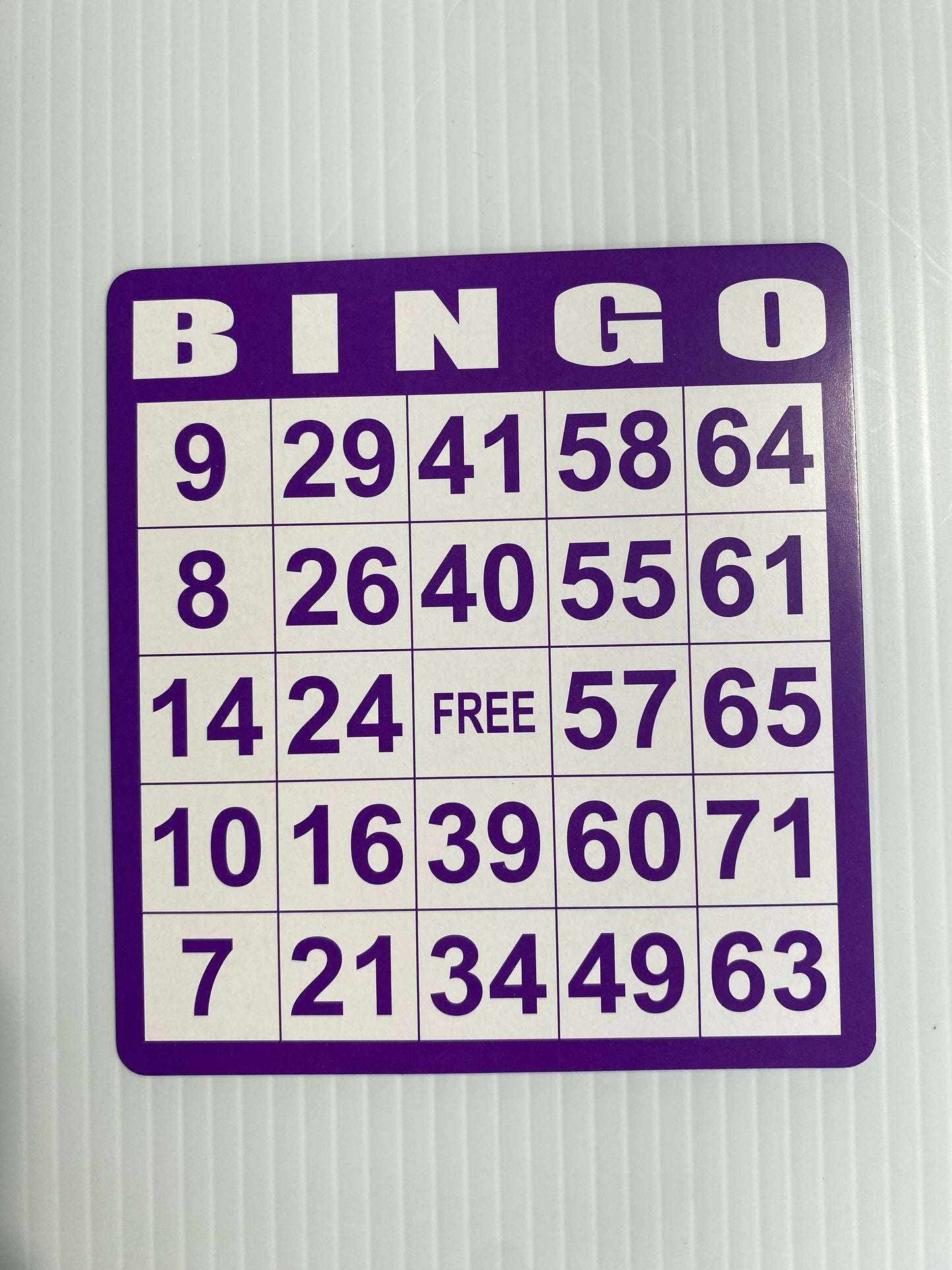 BINGO CARDS - 756573