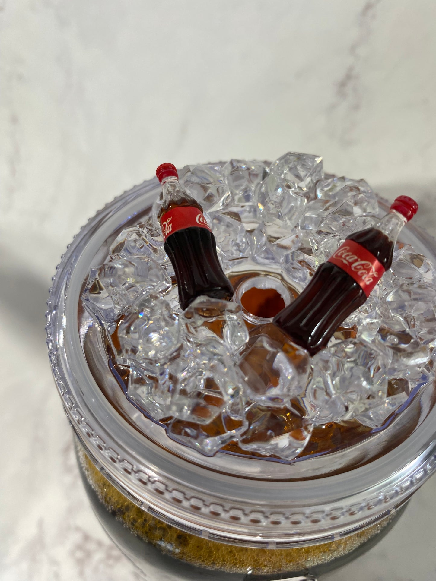 20oz Mason Cola Snow Globe Tumbler