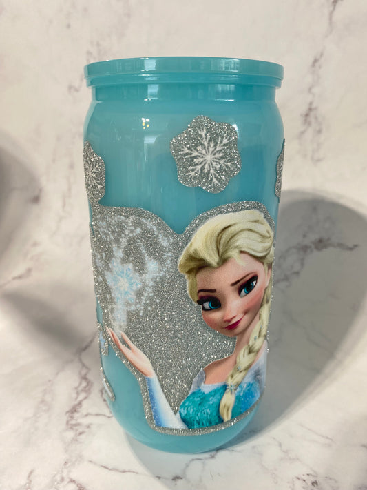 16oz Princess Non Snow Globe Tumbler